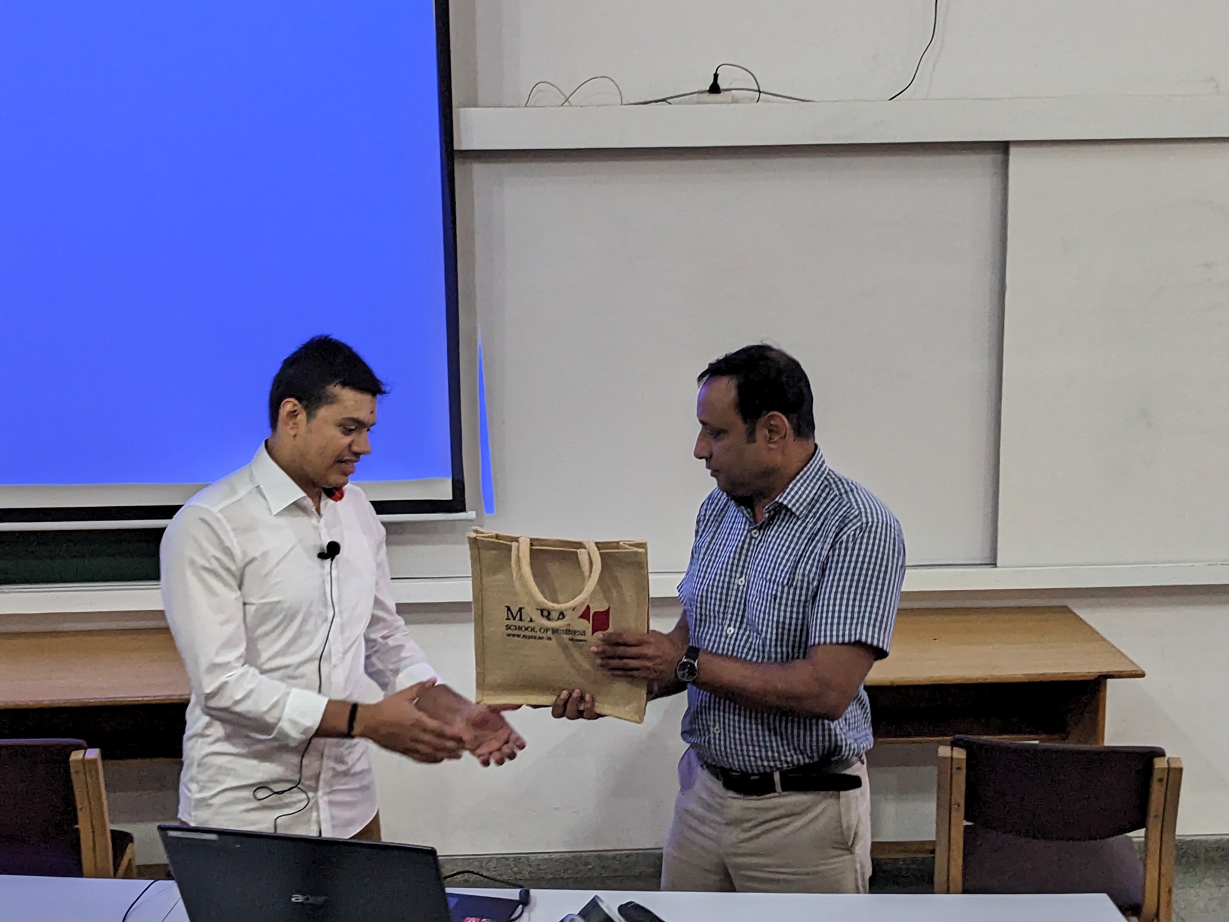 MYRA School of Business Mysore Adarsh and Nitin photo 11
